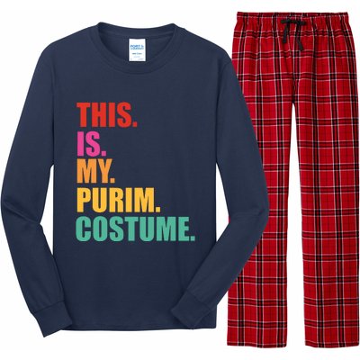 This Is My Purim Costume Funny Jewish Long Sleeve Pajama Set