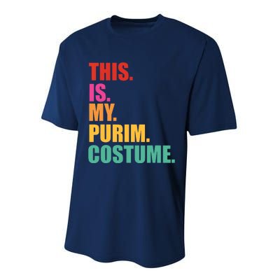 This Is My Purim Costume Funny Jewish Performance Sprint T-Shirt