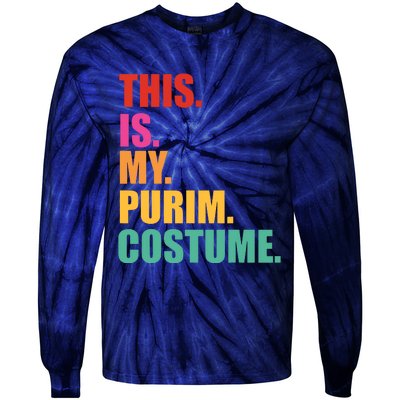 This Is My Purim Costume Funny Jewish Tie-Dye Long Sleeve Shirt