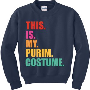 This Is My Purim Costume Funny Jewish Kids Sweatshirt