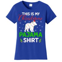 This Is My Polar Bear Christmas Pajamas Polar Bear Xmas Gift Women's T-Shirt