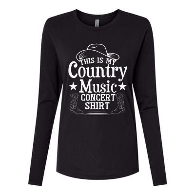 This Is My Country Music Concert Womens Cotton Relaxed Long Sleeve T-Shirt