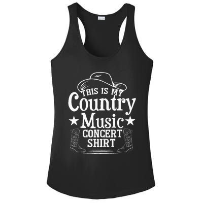 This Is My Country Music Concert Ladies PosiCharge Competitor Racerback Tank