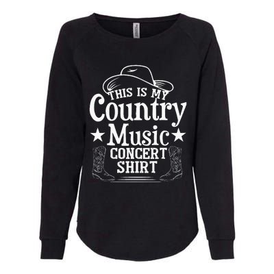 This Is My Country Music Concert Womens California Wash Sweatshirt