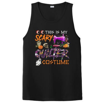 This Is My Scary Quilter Costume Halloween Gift PosiCharge Competitor Tank