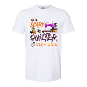 This Is My Scary Quilter Costume Halloween Gift Softstyle® CVC T-Shirt