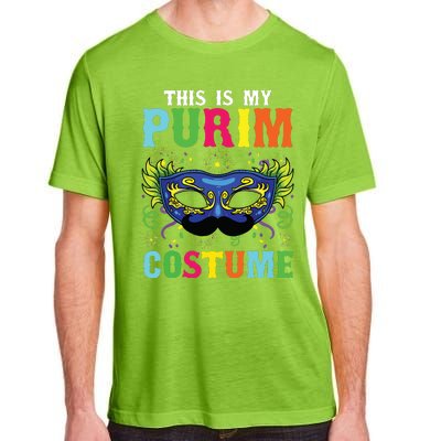 This Is My Purim Costume I Jewish Happy Purim Adult ChromaSoft Performance T-Shirt