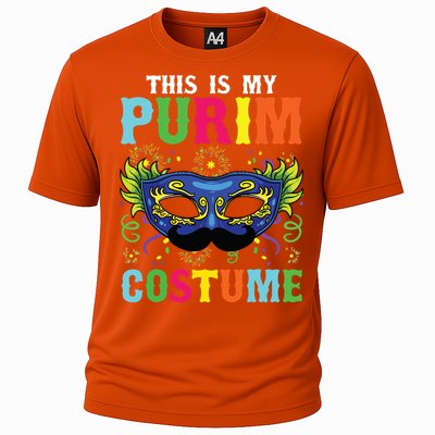 This Is My Purim Costume I Jewish Happy Purim Cooling Performance Crew T-Shirt