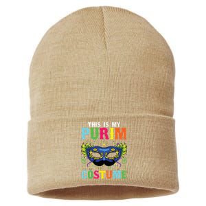 This Is My Purim Costume I Jewish Happy Purim Sustainable Knit Beanie