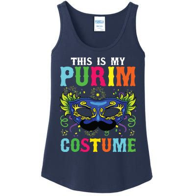 This Is My Purim Costume I Jewish Happy Purim Ladies Essential Tank