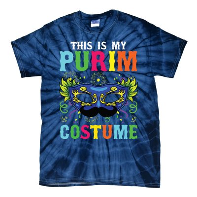 This Is My Purim Costume I Jewish Happy Purim Tie-Dye T-Shirt