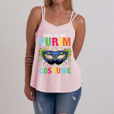 This Is My Purim Costume I Jewish Happy Purim Women's Strappy Tank