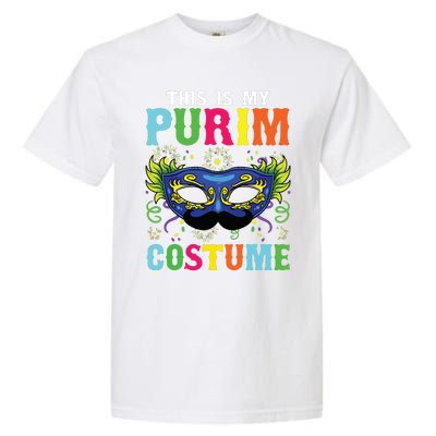 This Is My Purim Costume I Jewish Happy Purim Garment-Dyed Heavyweight T-Shirt