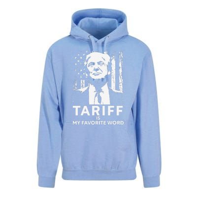 Tariff Is My Favorite Word Trump Funny Saying Unisex Surf Hoodie