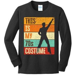 This Is My 70s Costume 70s Outfit 1970s Disco Kids Long Sleeve Shirt