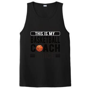 This Is My Basketball Coach Voice Basketball Coaching Gift PosiCharge Competitor Tank