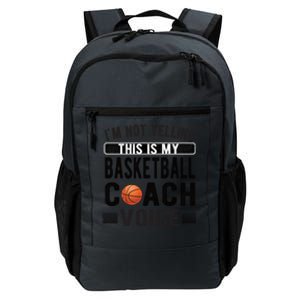 This Is My Basketball Coach Voice Basketball Coaching Gift Daily Commute Backpack