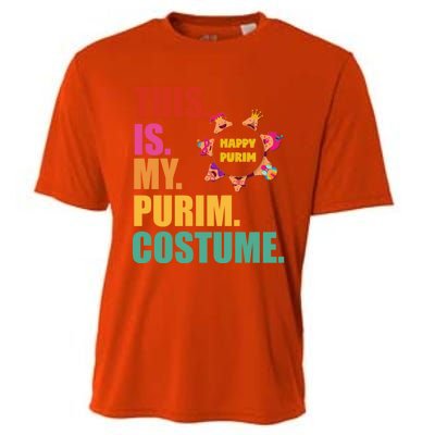 This Is My Purim Costume Funny Jewish Hataschen Gift Cooling Performance Crew T-Shirt