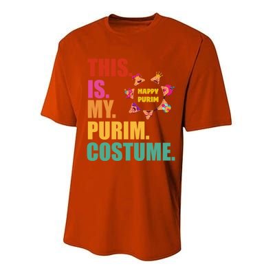 This Is My Purim Costume Funny Jewish Hataschen Gift Performance Sprint T-Shirt