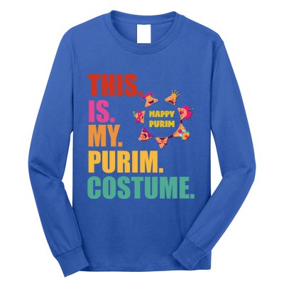 This Is My Purim Costume Funny Jewish Hataschen Gift Long Sleeve Shirt