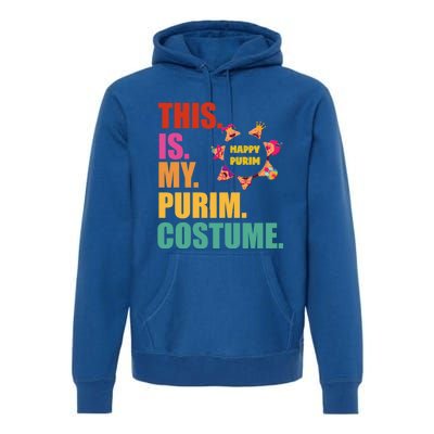 This Is My Purim Costume Funny Jewish Hataschen Gift Premium Hoodie