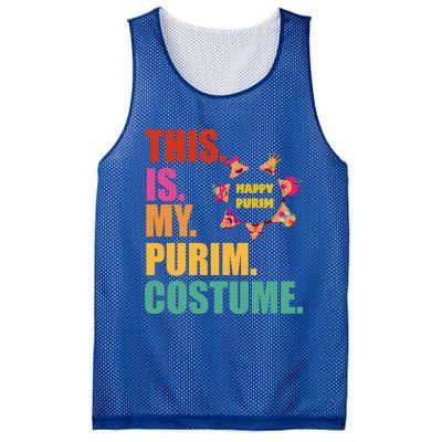 This Is My Purim Costume Funny Jewish Hataschen Gift Mesh Reversible Basketball Jersey Tank