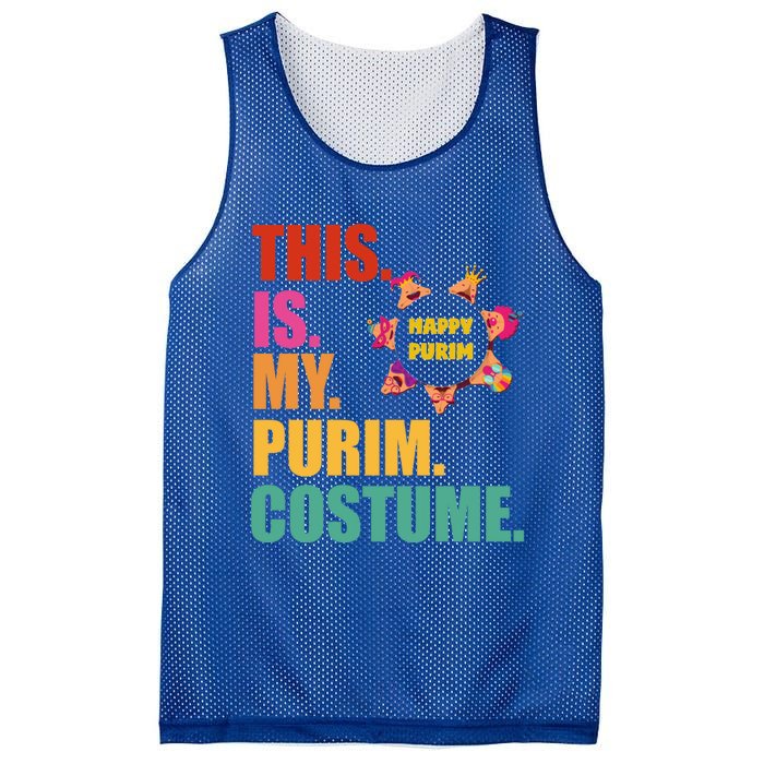 This Is My Purim Costume Funny Jewish Hataschen Gift Mesh Reversible Basketball Jersey Tank