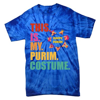 This Is My Purim Costume Funny Jewish Hataschen Gift Tie-Dye T-Shirt