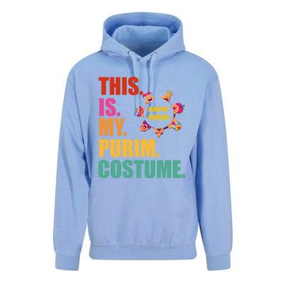 This Is My Purim Costume Funny Jewish Hataschen Gift Unisex Surf Hoodie