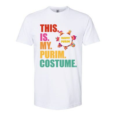 This Is My Purim Costume Funny Jewish Hataschen Gift Softstyle CVC T-Shirt