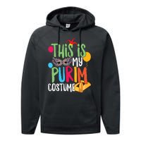 This Is My Purim Costume Jewish Happy Purim Hamantash Gift Performance Fleece Hoodie