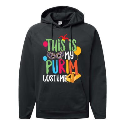 This Is My Purim Costume Jewish Happy Purim Hamantash Gift Performance Fleece Hoodie