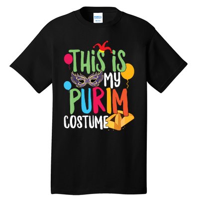 This Is My Purim Costume Jewish Happy Purim Hamantash Gift Tall T-Shirt