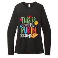 This Is My Purim Costume Jewish Happy Purim Hamantash Gift Womens CVC Long Sleeve Shirt