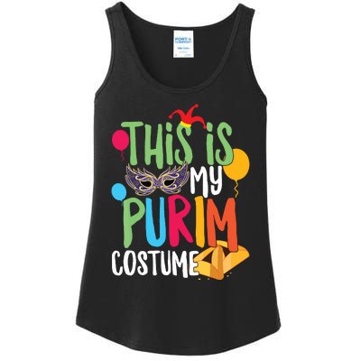 This Is My Purim Costume Jewish Happy Purim Hamantash Gift Ladies Essential Tank