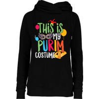 This Is My Purim Costume Jewish Happy Purim Hamantash Gift Womens Funnel Neck Pullover Hood