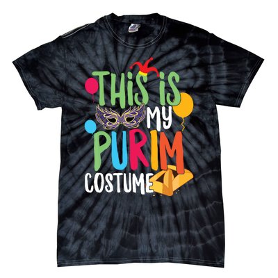 This Is My Purim Costume Jewish Happy Purim Hamantash Gift Tie-Dye T-Shirt