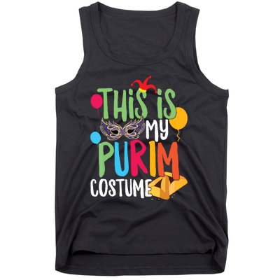 This Is My Purim Costume Jewish Happy Purim Hamantash Gift Tank Top