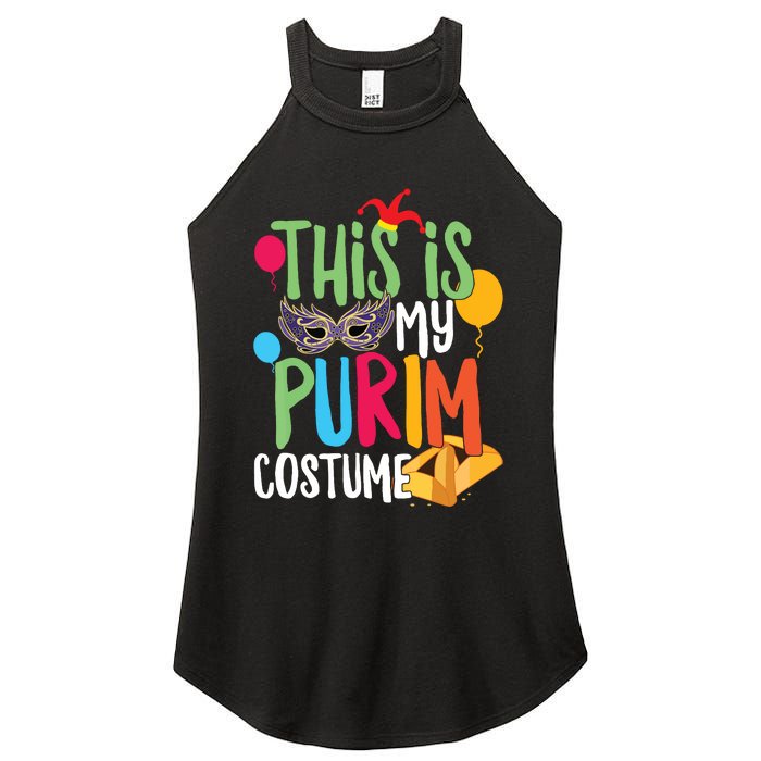 This Is My Purim Costume Jewish Happy Purim Hamantash Gift Women's Perfect Tri Rocker Tank