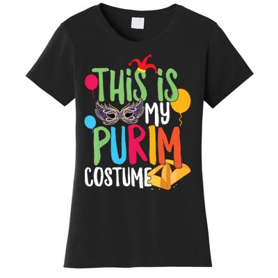 This Is My Purim Costume Jewish Happy Purim Hamantash Gift Women's T-Shirt