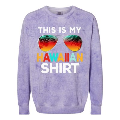 This Is My Hawaiian Colorblast Crewneck Sweatshirt