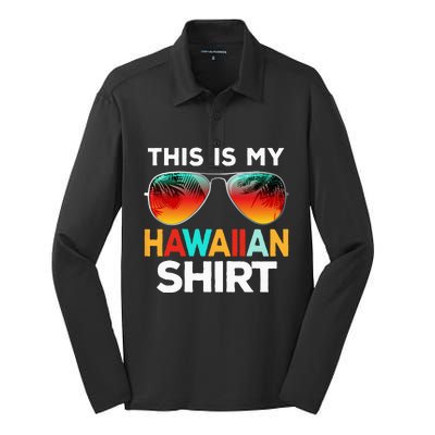 This Is My Hawaiian Silk Touch Performance Long Sleeve Polo