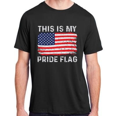 This Is My Pride Flag USA American 4th Of July Patriotic Adult ChromaSoft Performance T-Shirt