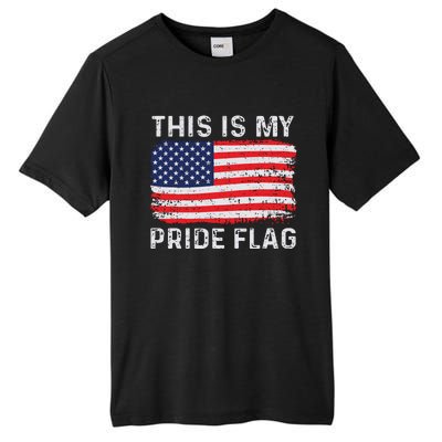 This Is My Pride Flag USA American 4th Of July Patriotic Tall Fusion ChromaSoft Performance T-Shirt