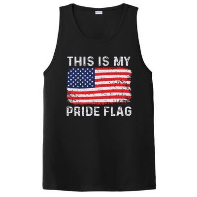 This Is My Pride Flag USA American 4th Of July Patriotic PosiCharge Competitor Tank