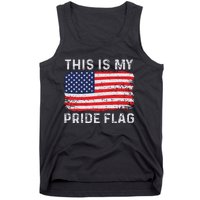 This Is My Pride Flag USA American 4th Of July Patriotic Tank Top