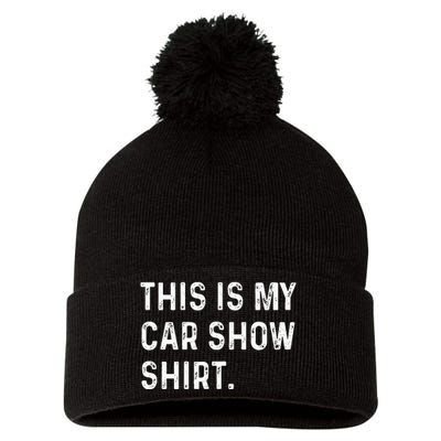 This Is My Car Show Pom Pom 12in Knit Beanie