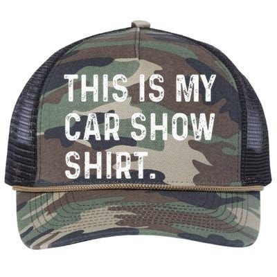 This Is My Car Show Retro Rope Trucker Hat Cap