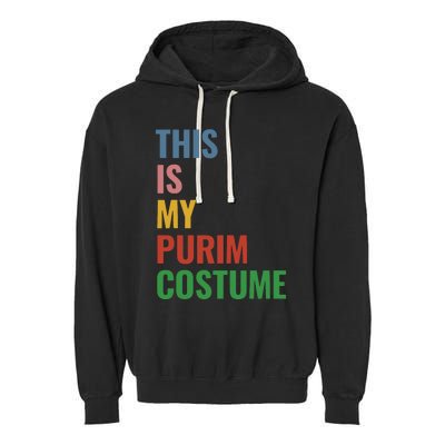 This Is My Purim Costume Garment-Dyed Fleece Hoodie