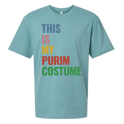 This Is My Purim Costume Sueded Cloud Jersey T-Shirt